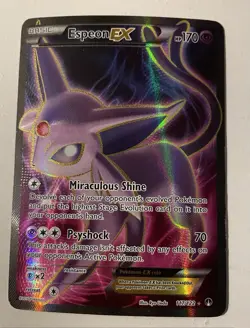Espeon EX (Full Art) 117/122 Ultra Rare Holo Breakpoint Pokemon Card Rare 2016 - Image 5