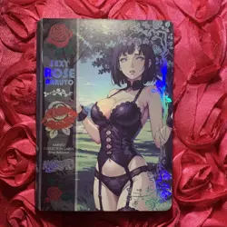 Hinata Hyuga NARUTO SEXY ROSE Goddess Anime Holo Waifu Girl Card - Image 1
