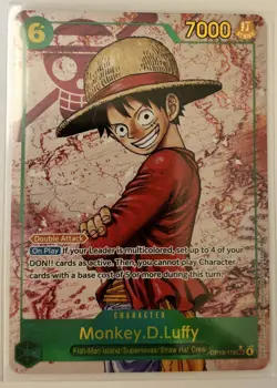 OP13-118 Monkey D Luffy (Alt Art SEC) ONE PIECE Card TCG NM English - Image 1