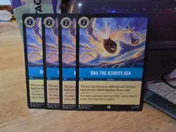 Sail the Azurite Sea 163/204 Playset 4 cards - Azurite Sea Lorcana - Image 1