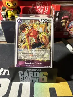 One Piece Monkey.D.Luffy Dash Pack Kingdoms of Intrigue Promo Card - Image 1