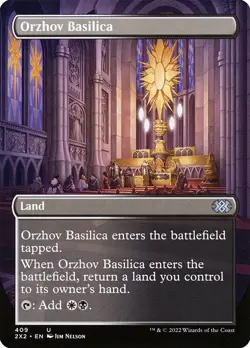 MTG Orzhov Basilica 2X2 Uncommon Foil #409 - Image 1