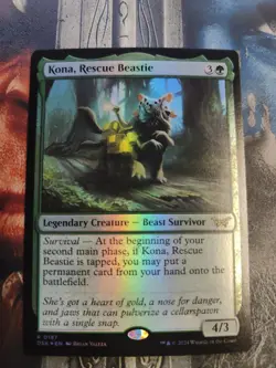 Kona Rescue Beastie #0187 Duskmourn House of Horror Magic the Gathering - Image 1