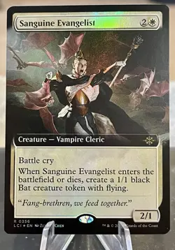 Sanguine Evangelist (Extended Art) The Lost Caverns of Ixalan Foil - Image 1