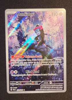 Munkidori 72/64 Illustration Shrouded Fable Pokemon TCG Near Mint Condition - Image 1