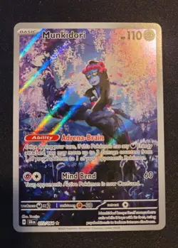 Munkidori 72/64 Illustration Shrouded Fable Pokemon TCG Near Mint Condition - Image 5