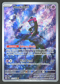 Pokemon TCG: Munkidori 072/064 Shrouded Fable Illustration Rare - Image 1