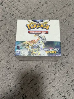 Pokemon TCG Sword & Shield Brilliant Stars Booster Box Factory Sealed - Image 1
