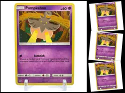 Pokemon Sun & Moon Crimson Invasion 44/111 Pumpkaboo 4X Mint/NM 4 TCG Playset X4 - Image 1