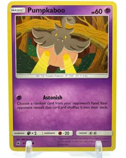 Pokemon Sun & Moon Crimson Invasion 44/111 Pumpkaboo 4X Mint/NM 4 TCG Playset X4 - Image 2