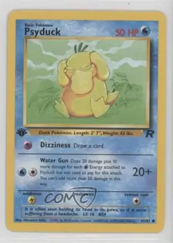 Psyduck 1st Ed. Pokemon Team Rocket #65 2000 - Image 1