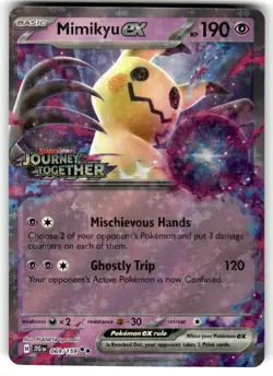 Pokemon TCG SV Promos #186/165 Mimikyu (Stamped) NM - Image 1