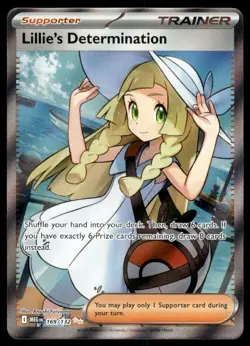 Pokemon TCG Mega Evolutions #169/132 Lillie's Determination NM - Image 1