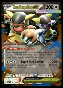 Pokemon TCG SV Promos #025 Mega Kangaskhan EX NM - Image 1