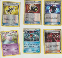 Lot 6 cartes POKEMON 2014 VF EX-NM Reducteur de Combat Matos Team Flare 92/119 R - Image 1