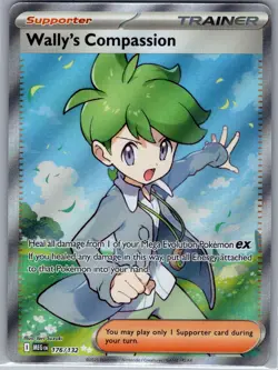 Wally's Compassion - 176/132 ME01: Mega Evolution - Pokemon Card - NM - Image 1