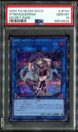 PSA 10 I:P Masquerena QCCU-JP191 Japanese 25th SCR Japanese Yugioh Card - Image 1