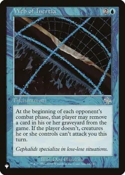 Web of Inertia Regular - The List MTG-NM - Image 1