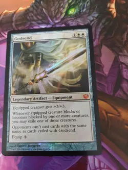 Mtg- Godsend-Mythic Rare Foil- Journey Into Nyx- Near Mint Condition - Image 1