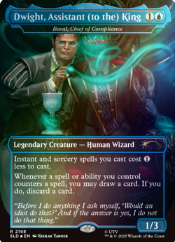 PSL MTG Secret Lair x The Office Dwights Destiny Foil Edition new - Image 2