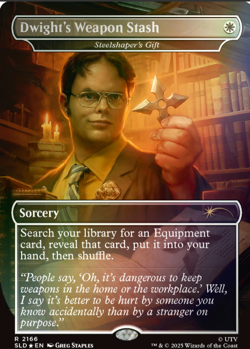 PSL MTG Secret Lair x The Office Dwights Destiny Foil Edition new - Image 5