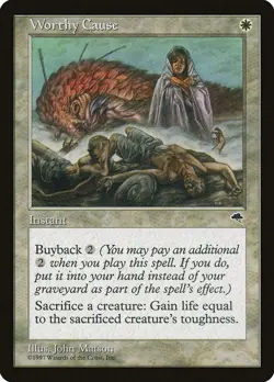 Worthy Cause [Tempest] Magic MTG - Image 1