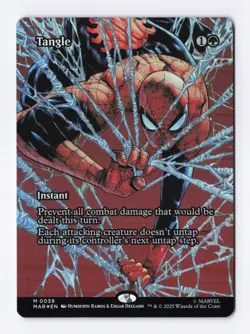 Tangle (Borderless) (Foil) 0038 (M) MTG Marvel Universe Eternal-Legal (MAR) - Image 1