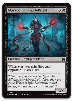 Marauding Blight-Priest #178 (NM) Foundations FDN Magic MTG - Image 1
