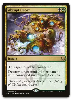 Abrupt Decay #57 (NM) Ravnica Guild Kits GR1 Magic MTG - Image 1