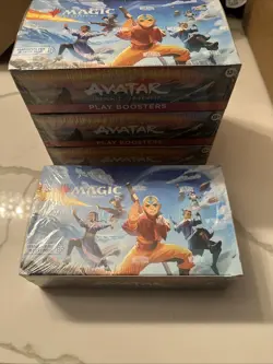 Sealed Avatar The Last Airbender Play Booster Box Magic MTG - IN HAND X4 - Image 1