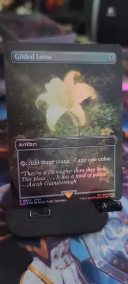 Gilded Lotus (Rainbow Foil) (909) Secret Lair Drop Foil - Image 1