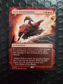 Fiery Emancipation Wilds of Eldraine: Enchanting Tales Regular - Image 1