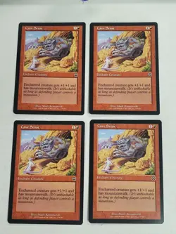 MTG Playset 4x Cave Sense (Mercadian Masques/Red/C) - BGM - Image 1