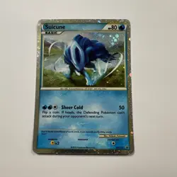 2010 Pokemon Suicune #HGSS21 Black Star Promo Holo - Image 1