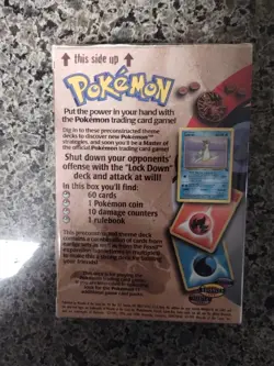 Wizards of the Coast Pokemon Fossil Lockdown Theme Deck 742818060776 - Image 2