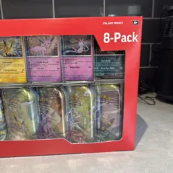 Pokemon TCG: Prismatic Evolutions Costco Mini Tins 8 Pack - New & Sealed ✅ - Image 4