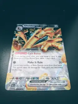 Pokemon TCG Gholdengo EX-139/182-SV04: Paradox Rift Double Rare Holo. Near Mint - Image 1