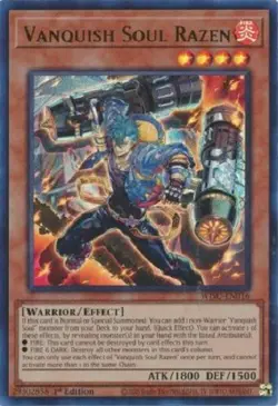 *** VANQUISH SOUL RAZEN *** 1ST EDITION ULTRA RARE WISU-EN016 (MINT/NM) YUGIOH! - Image 1