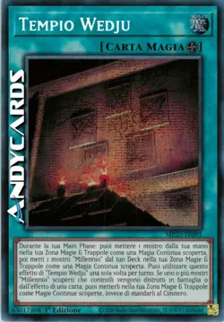 TEMPIO WEDJU • (Wedju Temple) • Segreta Prismatica • MP25 IT091 • 1Ed • Yugioh! - Image 1