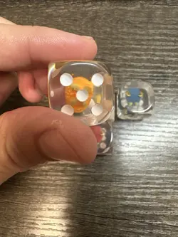 Scapegoat Yugioh Dice RFYGO High Quality Acrylic Jumbo 21mm Set Of 4 - Image 3