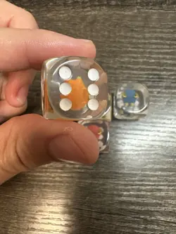 Scapegoat Yugioh Dice RFYGO High Quality Acrylic Jumbo 21mm Set Of 4 - Image 4