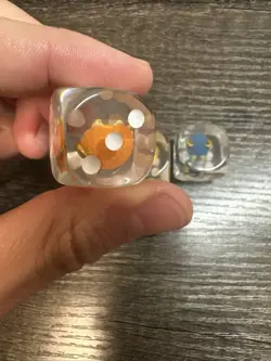 Scapegoat Yugioh Dice RFYGO High Quality Acrylic Jumbo 21mm Set Of 4 - Image 5