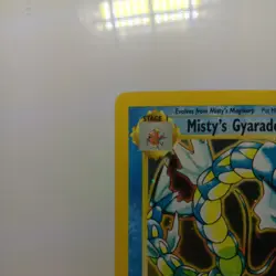 Misty’s Gyarados 13/132 1st Edition Gym Challenge Holo Pokemon Card - Image 3