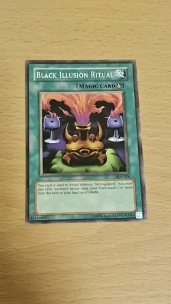 Black Illusion Ritual SDP-038 Starter Deck Pegasus Common Yugioh Card - Image 1