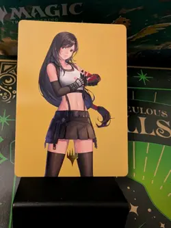 MTG Tifa, Martial Artist Art Card (Gold-Stamped Planeswalker Symbol) Art Series - Image 1