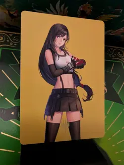 MTG Tifa, Martial Artist Art Card (Gold-Stamped Planeswalker Symbol) Art Series - Image 2