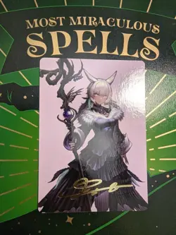 Y'shtola, Night's Blessed Art Card (53) (Gold-Stamped Signature) Art Series NM - Image 3