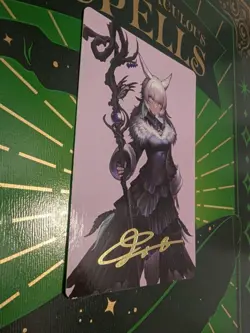 Y'shtola, Night's Blessed Art Card (53) (Gold-Stamped Signature) Art Series NM - Image 5