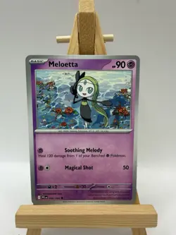 Meloetta 040/094 Phantasmal Flames Regular Uncommon Pokemon 2025 TCG Card NM - Image 1