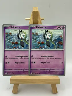 Meloetta 040/094 Phantasmal Flames Regular Uncommon Pokemon 2025 TCG Card NM - Image 2